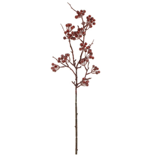Iced Red Berry Spray - 27"