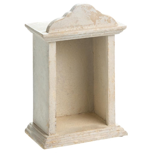 Antique Beige Nativity House - 11.75"