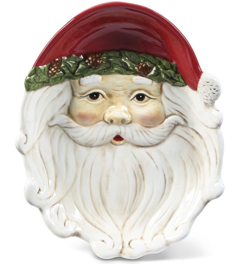 Vintage Santa Plate - 9"
