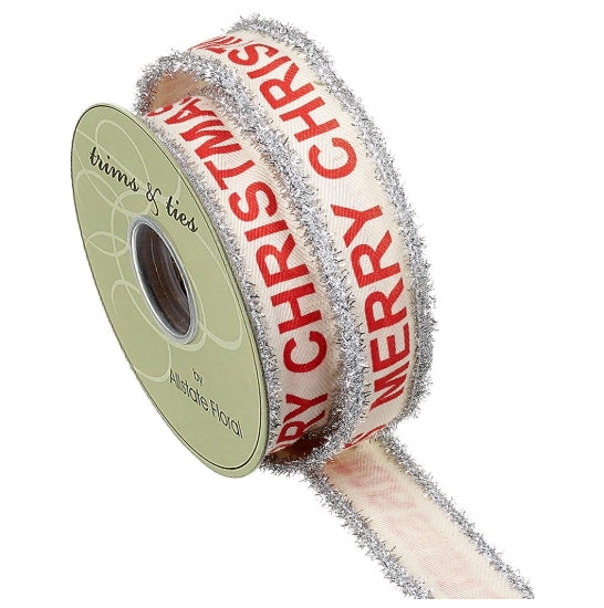Merry Christmas Ribbon - 1.5"x5yds.
