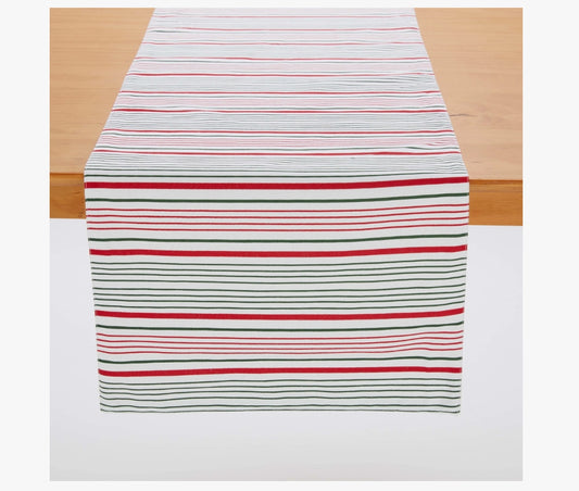 Merry Stripe Table Runner - 72"