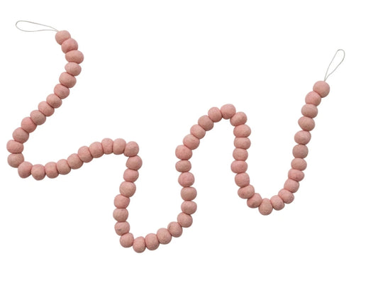 Blush Felt Garland - 72"