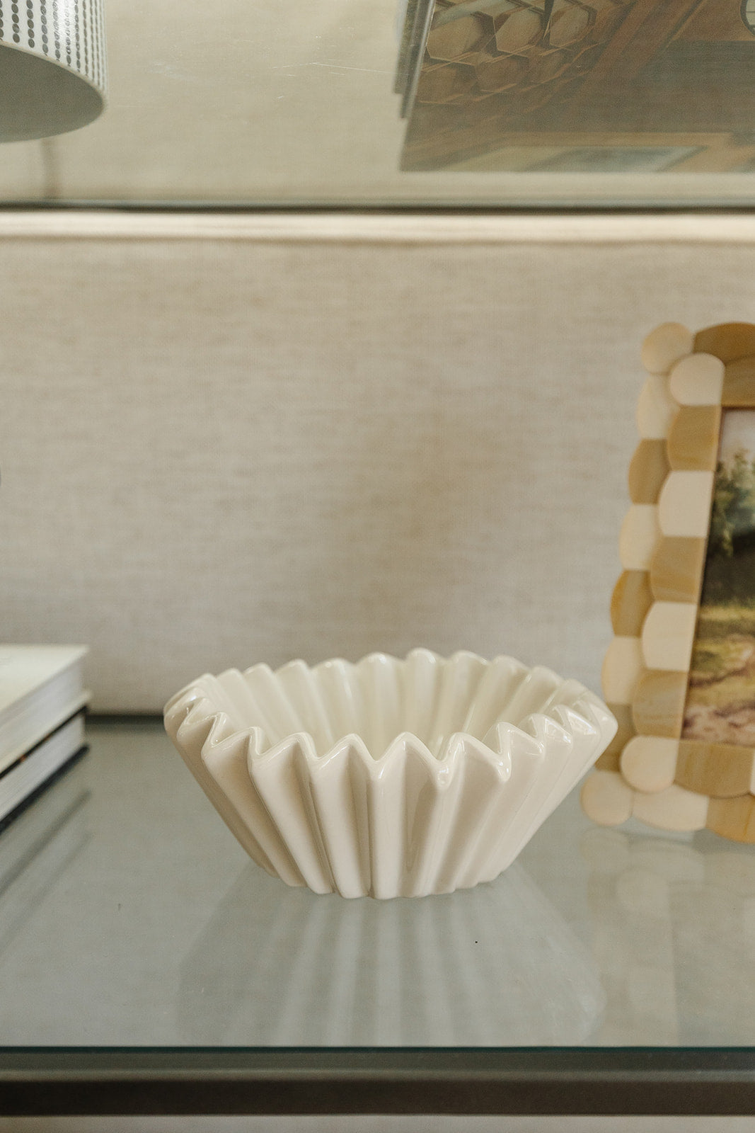 Stoneware Fluted Bowl