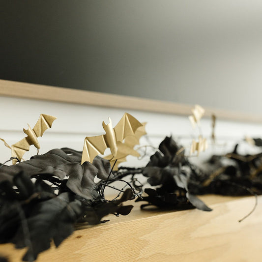 Gold Bat Garland - 72"