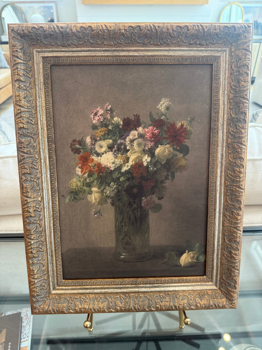 Normandy Flowers Framed Art - 4 Sizes