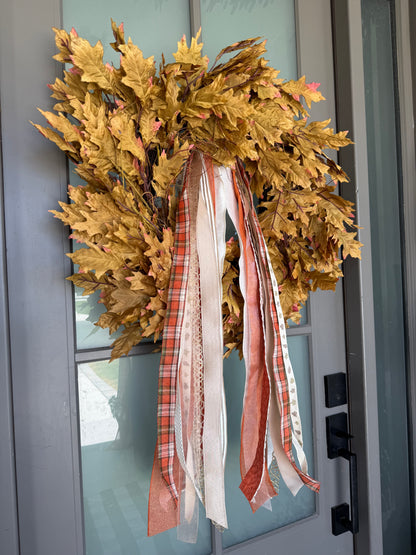 Falling Leaves Ribbon Bundle - 33"- 10 Pieces of Ribbon