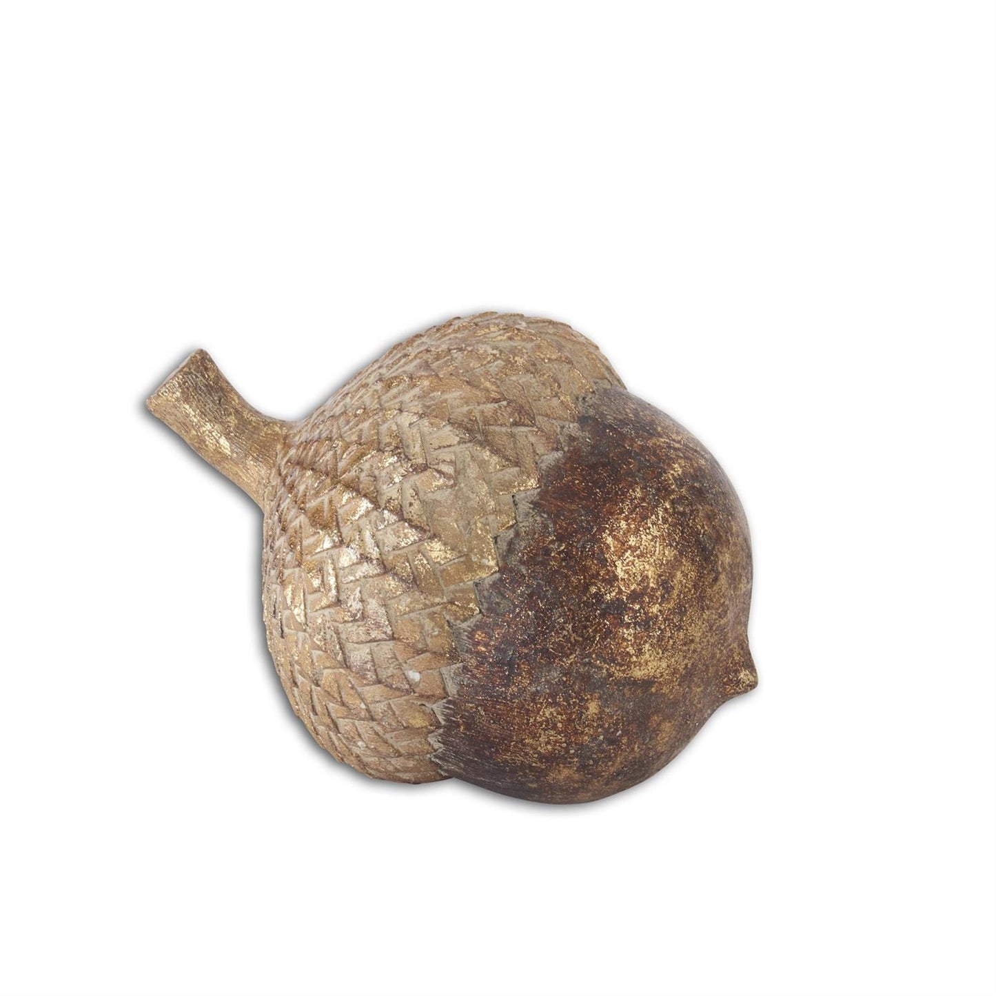 Gold Resin Acorn - 3”