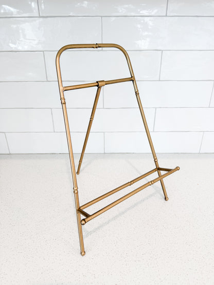 Gold Metal Easel - 9"X13.5"