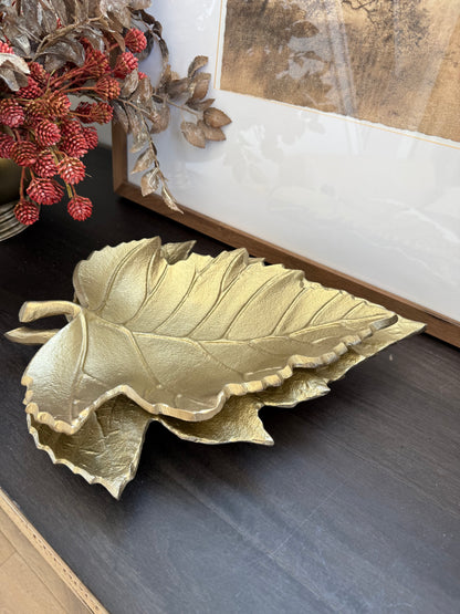 Gold Leaf Tray - 2 Sizes
