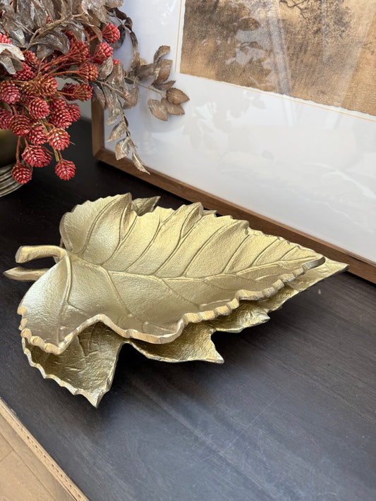 Gold Leaf Tray - 2 Sizes