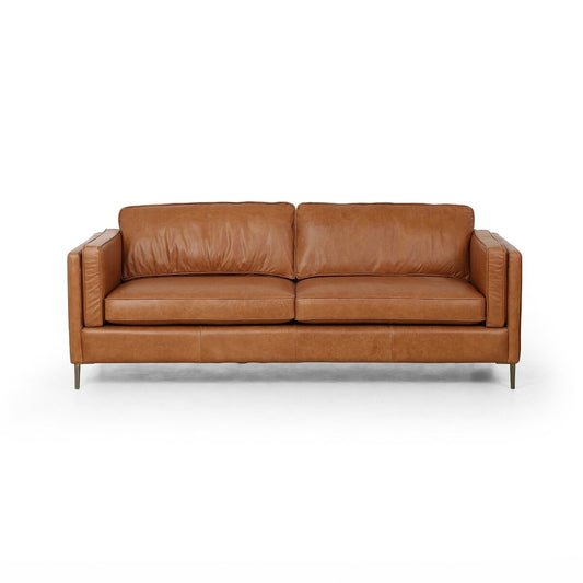 Leather sofa - 84”