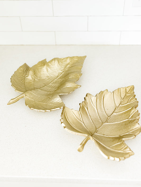 Gold Leaf Tray - 2 Sizes