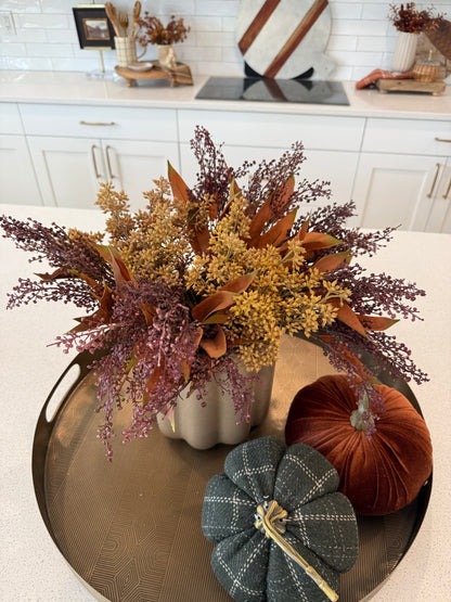 Rust berry bundle (4) & Tan sedum bundle (3)