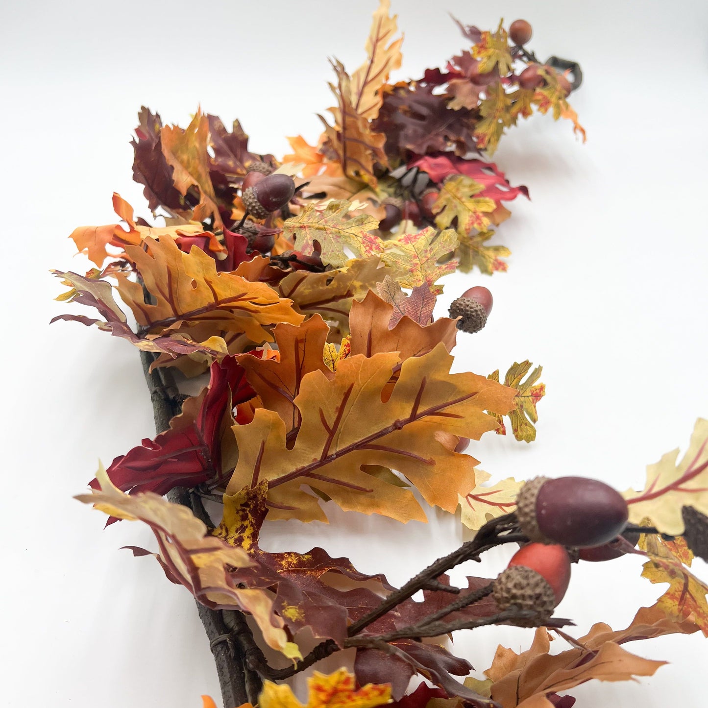 Fall Oak Leaves Garland - 50"