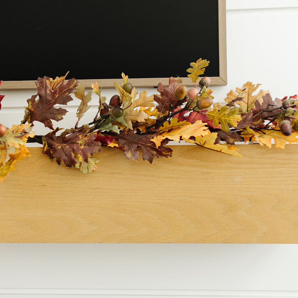 Fall Oak Leaves Garland - 50"