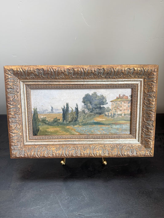 Hill Chateau Framed Art