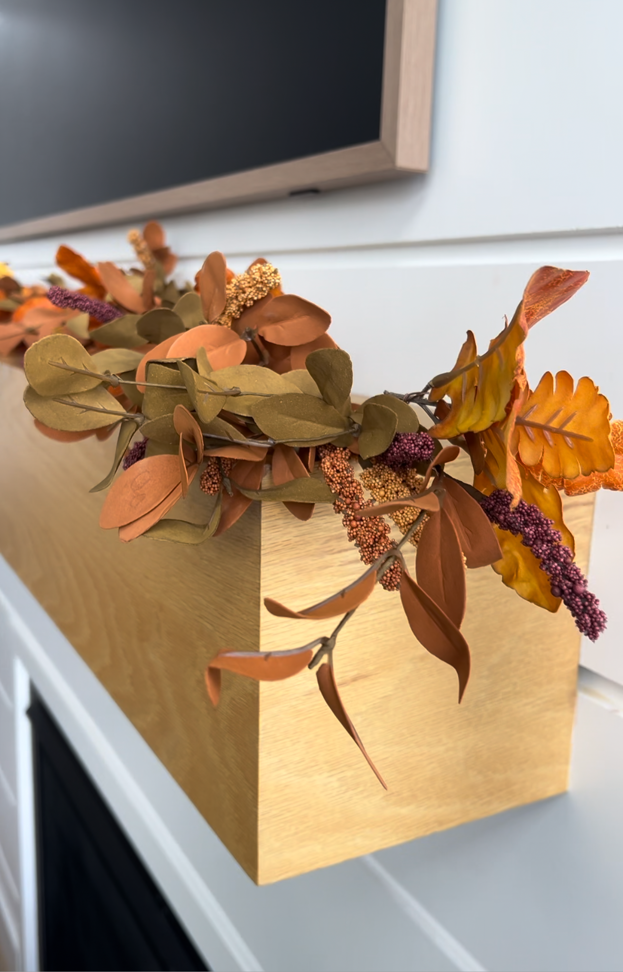 Rust & Brown Fall Leaf Garland