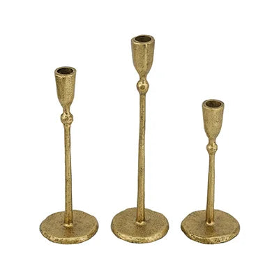 Brass Candle Holder - Set of 3