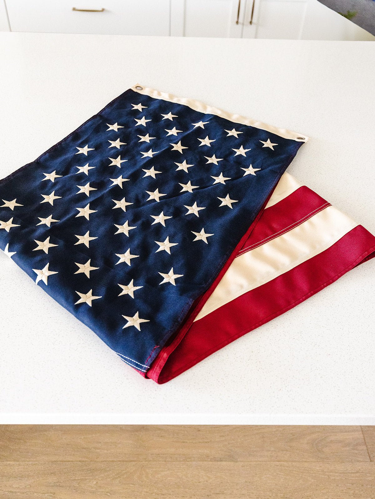 Vintage Americana Banner with Grommets