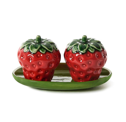 Strawberry Salt and Pepper Set
