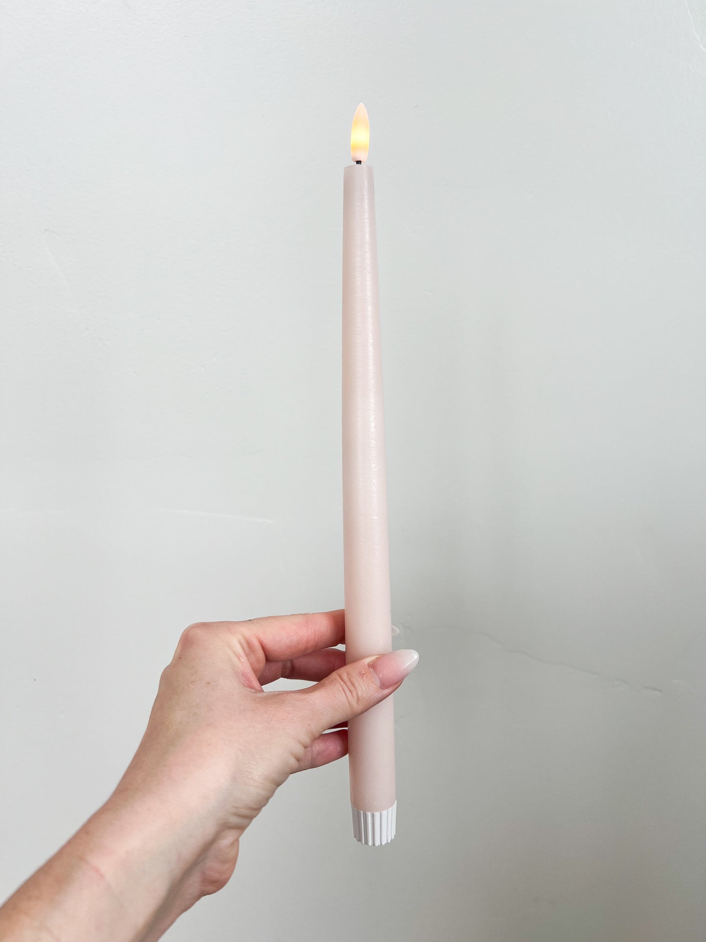 Flameless Taper Candle, Tall - Set of 2 - 4 Colors