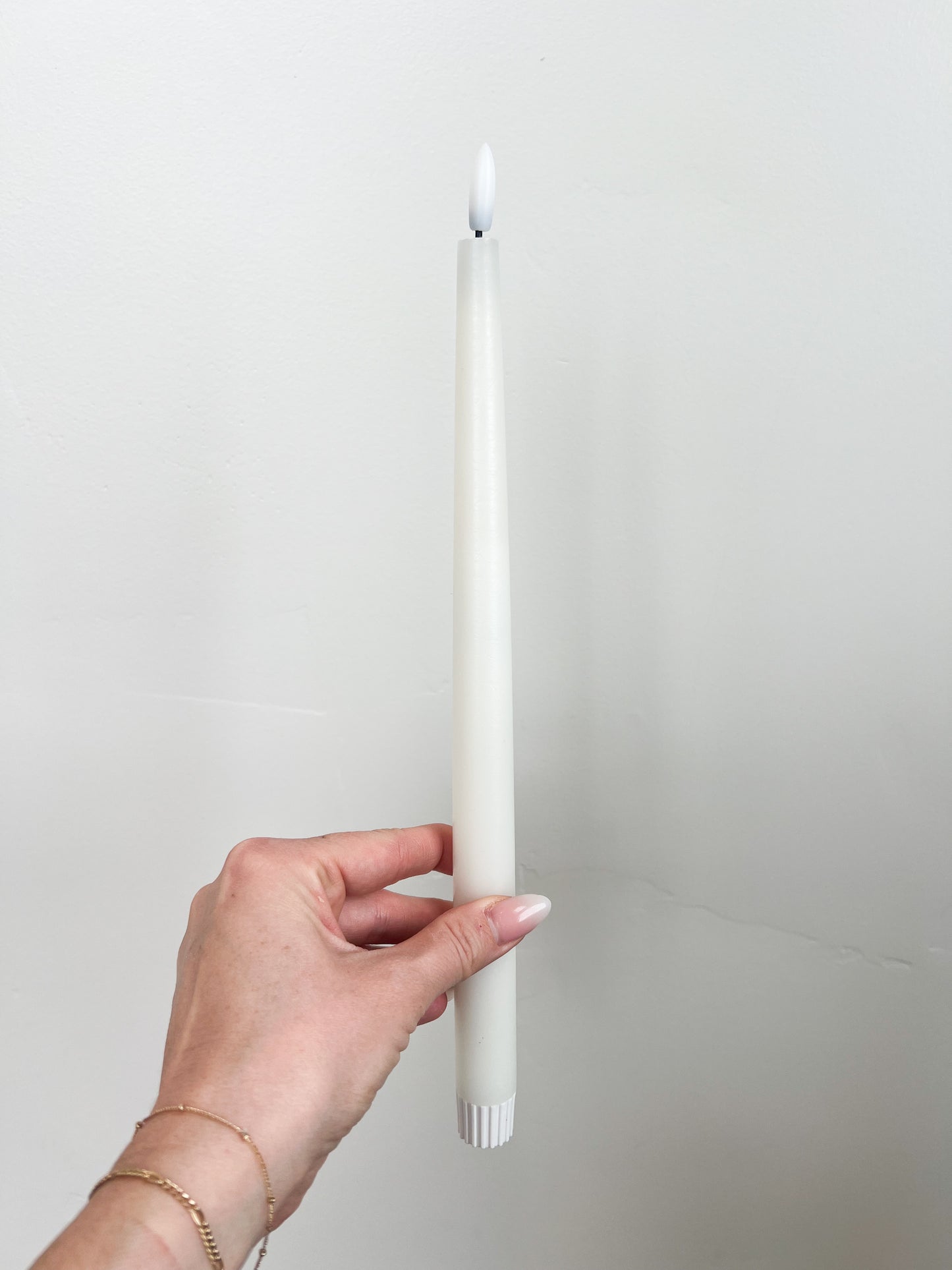 Flameless Taper Candle, Tall - Set of 2 - 4 Colors