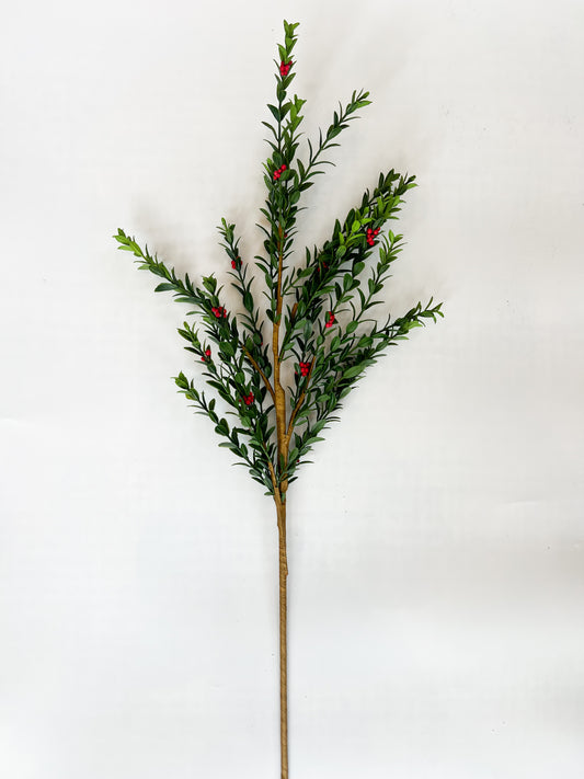 Real Touch Myrtle with Red Berries - 33"