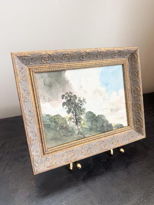 Beautiful Sky Landscape Framed Art - 10"x8"
