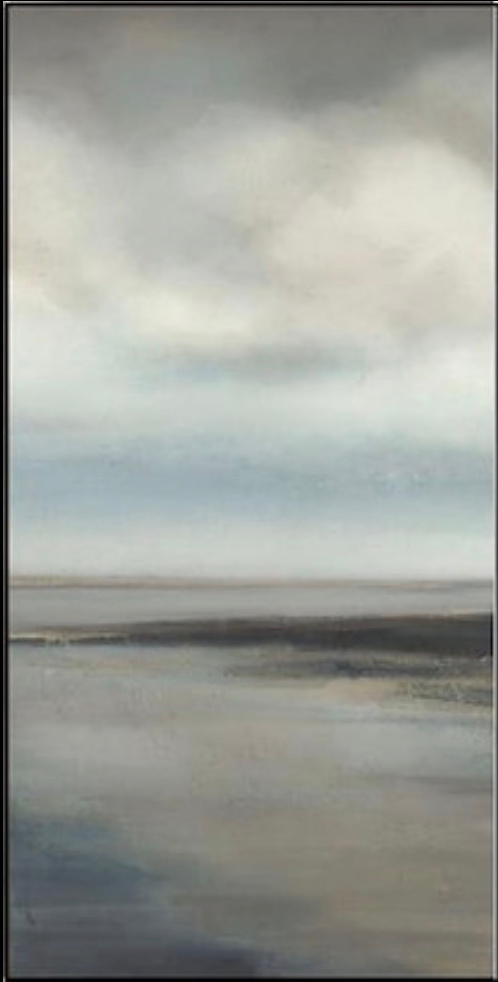 Dust Blues II - framed 30x60