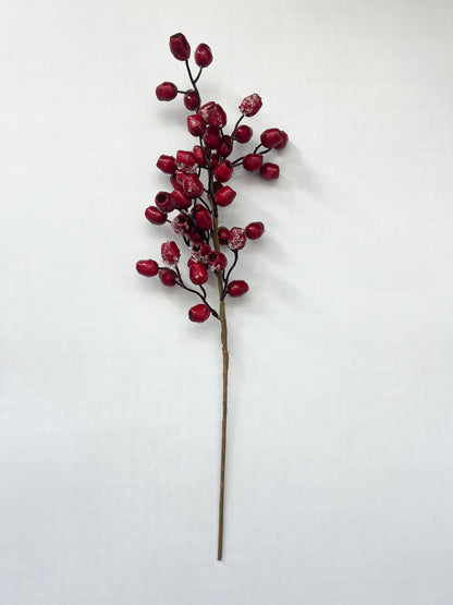 Snow Berries Spray - 23"