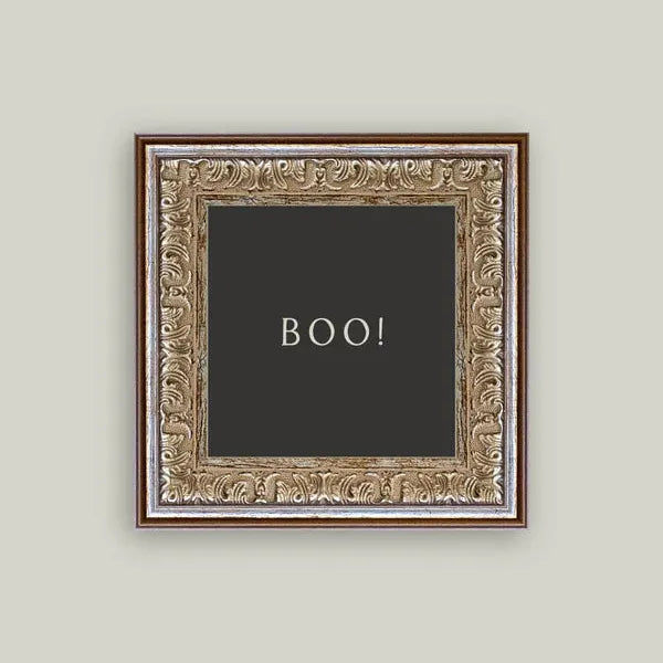 Halloween Boo Framed Art