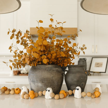 Gourd Ghost Pumpkin Garland - 72”