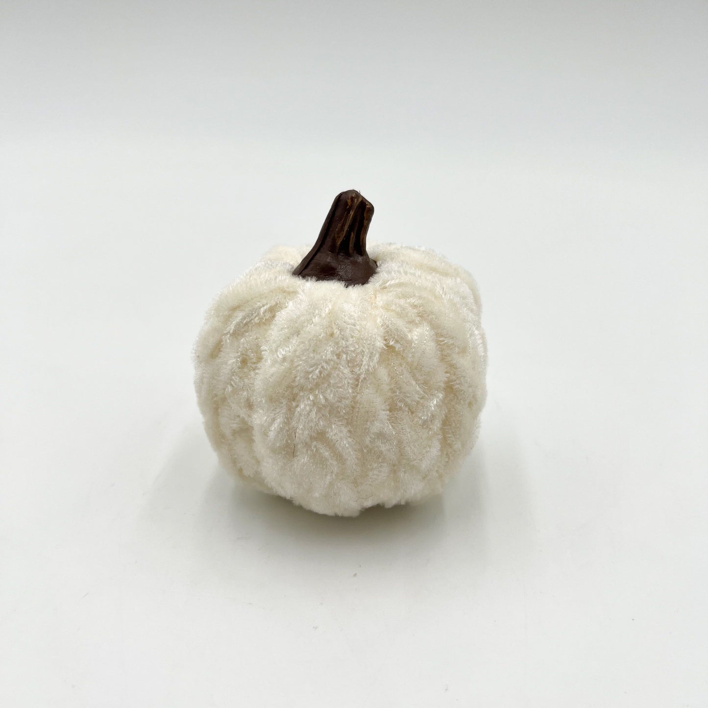 White Braided Filler Pumpkin