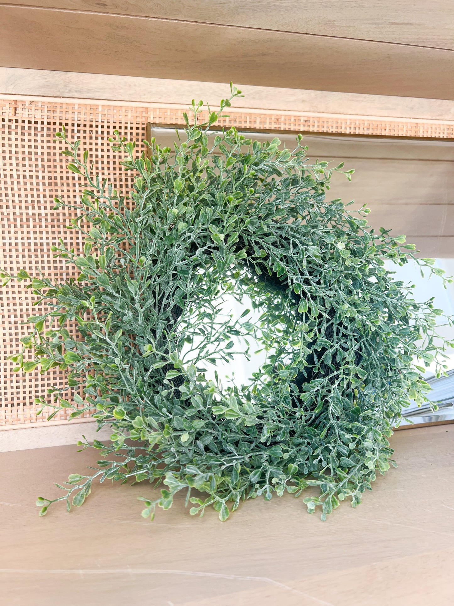 Mini Boxwood Wreath - 15"