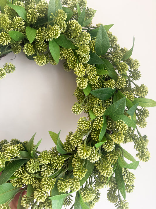 Soft Sedum Wreath - 24”