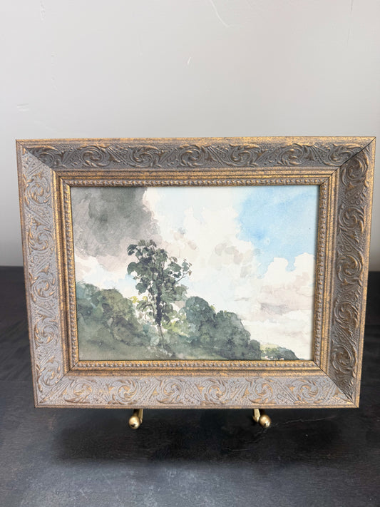 Beautiful Sky Landscape Framed Art - 10"x8"