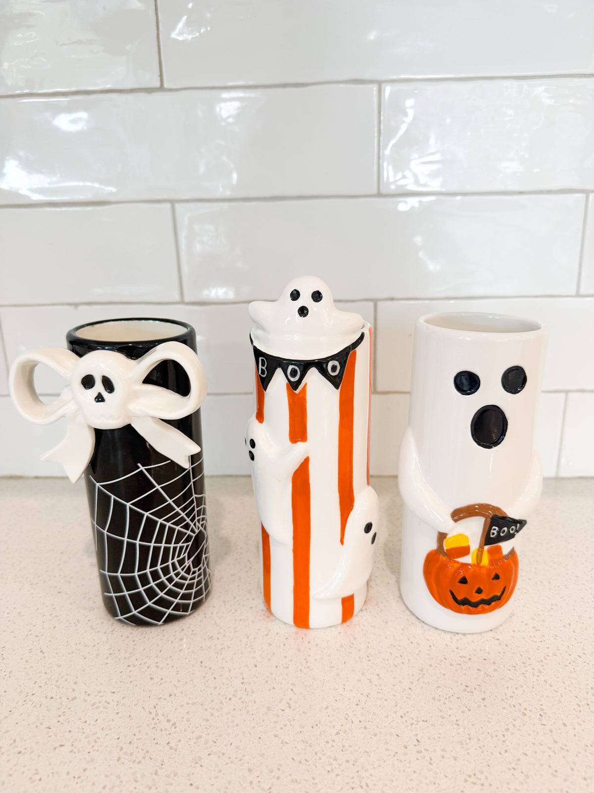 Halloween Stem Vase - 6.5"x2.5" - 4 Styles