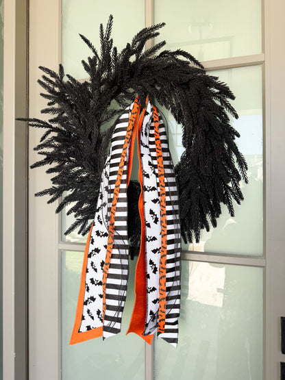 Halloween Flying Bats Ribbon Bundle - 27"- 5 pieces of Ribbon Bundled