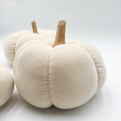 Cream Velvet Pumpkin - Medium