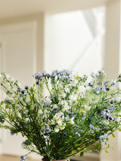 Light Blue & White Bell Flower Bundle