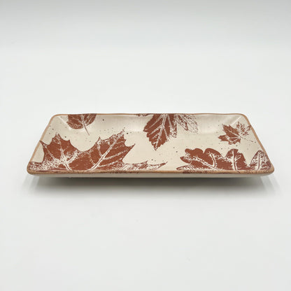 Fall Leaves Rectangular Platter