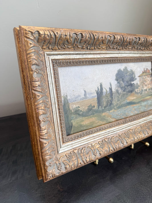 Hill Chateau Framed Art