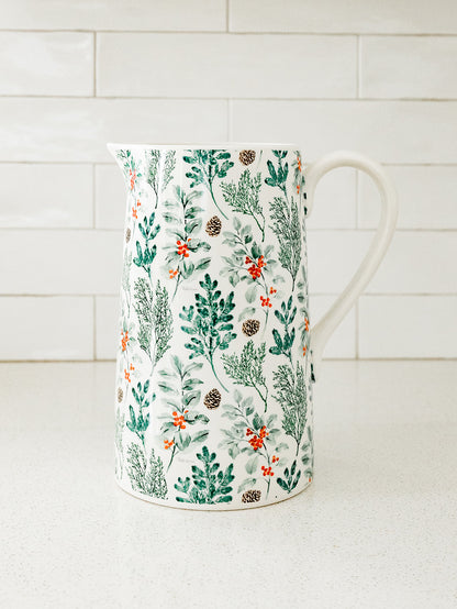 Holiday Branches Pitcher