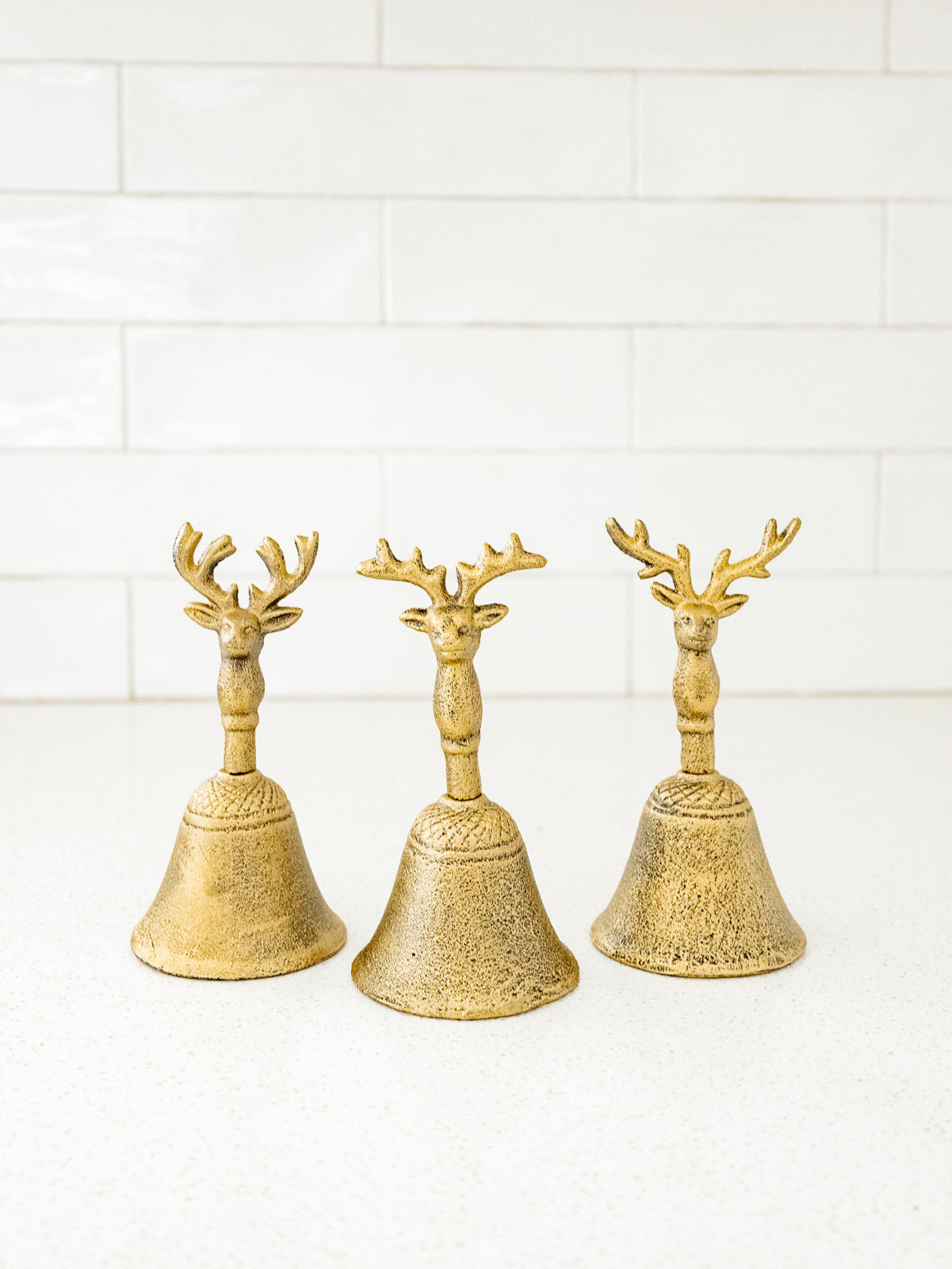 Brass Reindeer Bell - 3 Styles