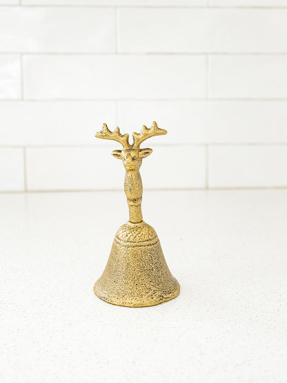 Brass Reindeer Bell - 3 Styles