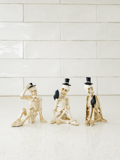 Three Hat Design Skeleton - 3 Styles
