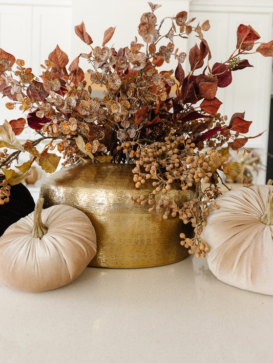 Textured Gold Vase