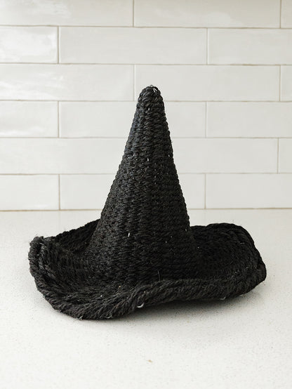 Wicker Witch Hat