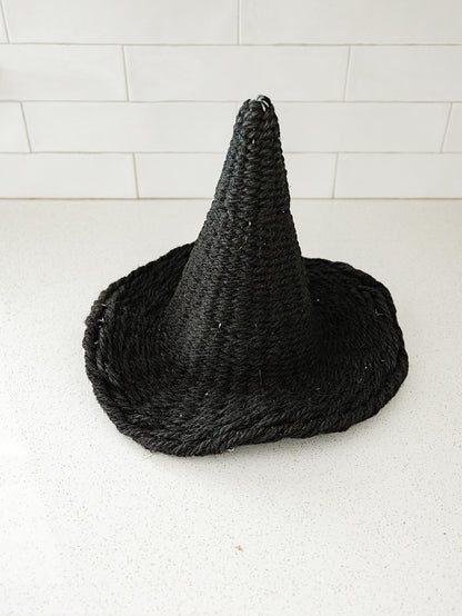 Wicker Witch Hat