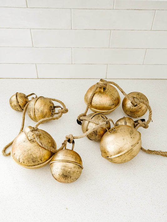 Grand Sleigh Bell Garland - 72"